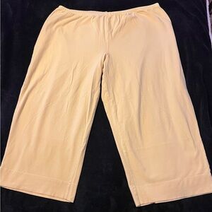 GUC Secret Treasures Women’s Yellow Wide-Leg Pajama Pants 16/18